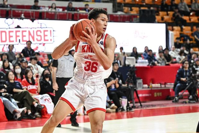 만 18세 8개월 14일의 나이로 동아시아슈퍼리그(EASL)&nbsp;역대 최연소 데뷔 기록을 세운&nbsp;프로농구 서울 SK 에디 다니엘. /EASL 제공