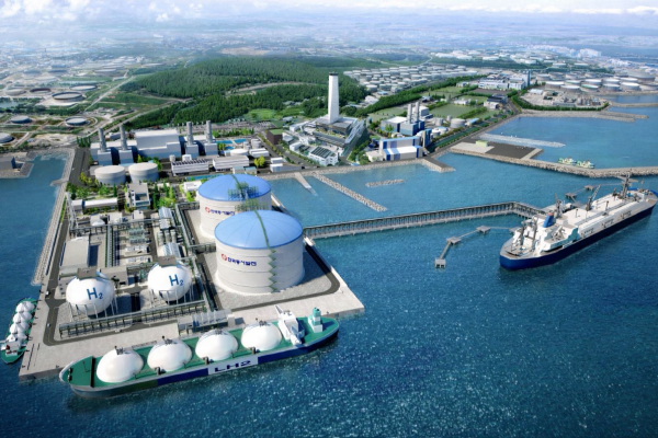 울산 청정연료 인수기지 및 그린1복합(가칭) 발전소 조감도/한국동서발전 제공