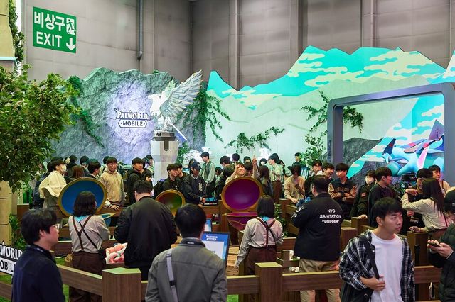 지스타 2025에서 공개한 '팰월드 모바일'./크래프톤