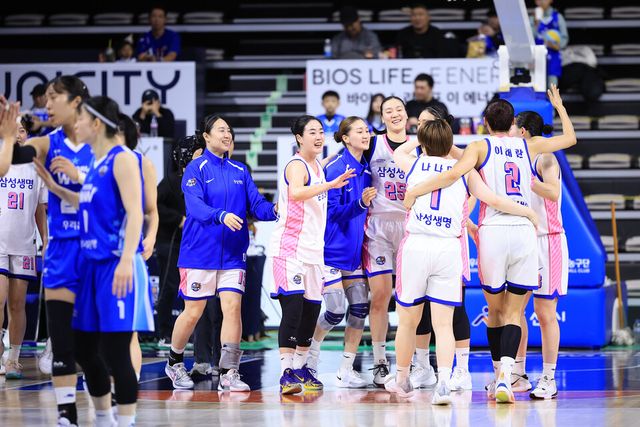 여자프로농구 용인 삼성생명. /WKBL 제공