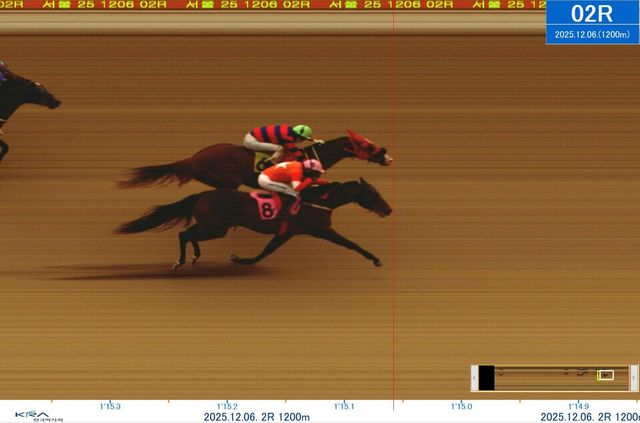 지난 6일 서울 제2경주 동착 장면. /한국마사회 제공