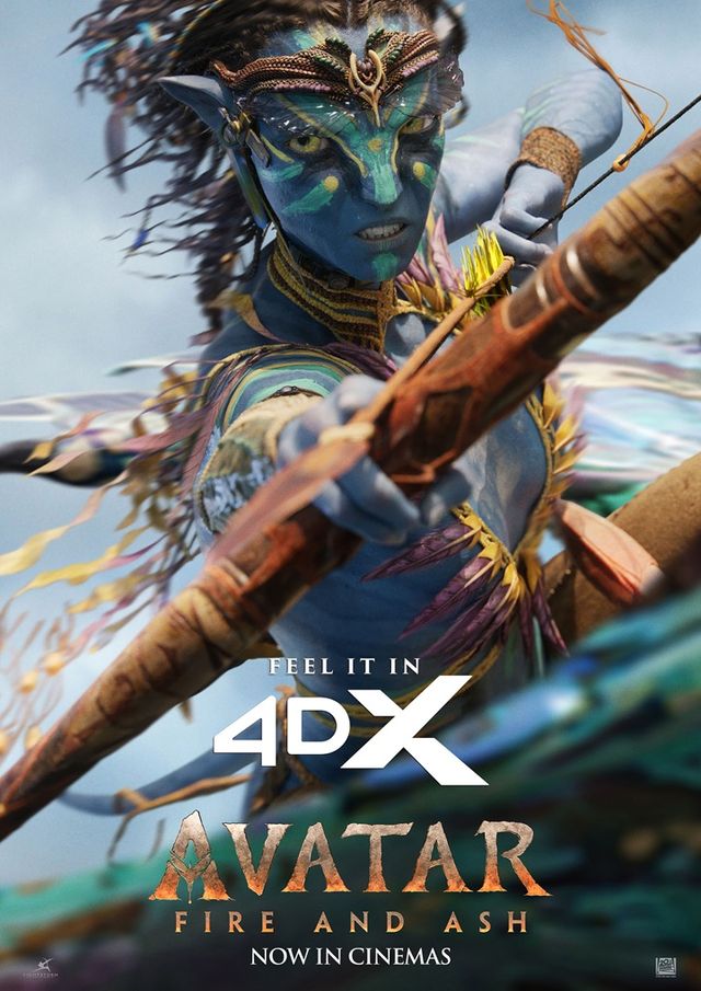 '아바타: 불과 재' 4DX 포스터./