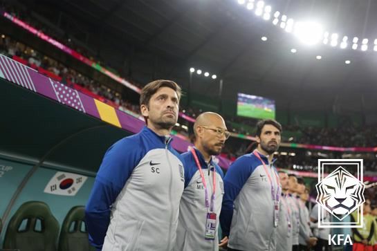 2022 국제축구연맹(FIFA) 카타르 월드컵 당시 수석코치로 한국의 16강 진출에 힘을 보탠 세르지우 코스타 감독. /KFA 제공