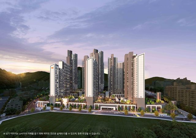 e편한세상 센텀 하이베뉴 투시도./DL이앤씨