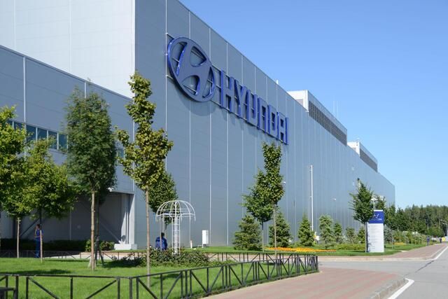 현대차 상트페테르부르크 공장의 모습./연합뉴스