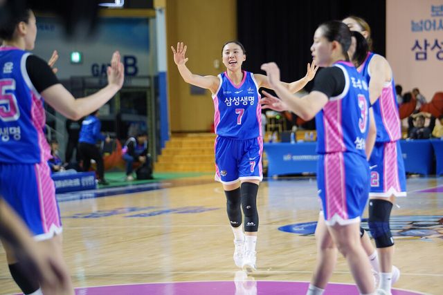 여자프로농구 용인 삼성생명. /WKBL 제공