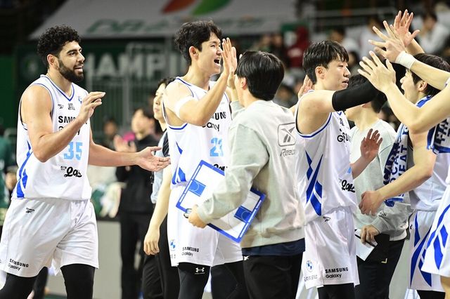 삼성 선수단. /KBL 제공