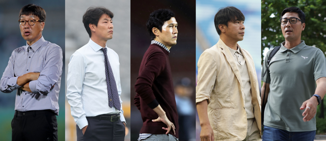 박남열, 박동혁, 박충균, 임관식, 최철우 K리그 TSG 위원(왼쪽부터). /한국프로축구연맹 제공