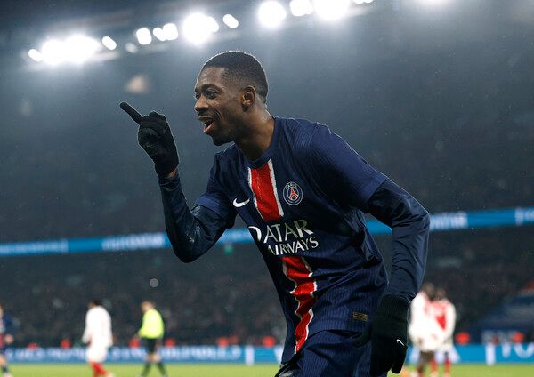 프랑스 리그1 파리 생제르맹 우스만 뎀벨레. /연합뉴스