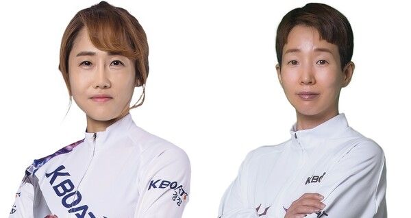 왼쪽부터 문안나(3기·B2), 이지수(3기·B2). /국민체육진흥공단 제공