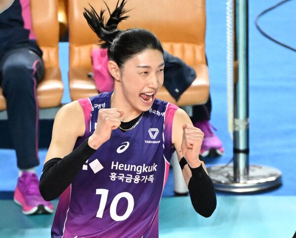 흥국생명 김연경. /한국배구연맹 제공