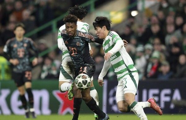 셀틱 양현준(맨 오른쪽). /연합뉴스