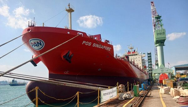 팬오션의 'POS SINGAPORE'호 / 팬오션 제공