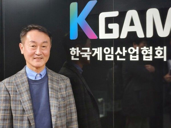 조영기 신임 한국게임산업협회 협회장./연합뉴스