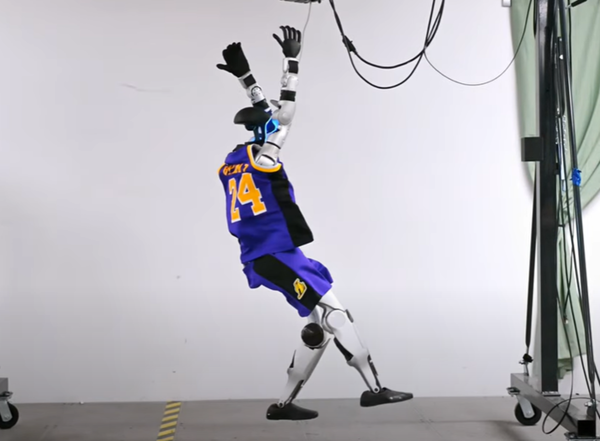 코비 브라인언트의 슛동작을 따라하는 로봇. / 엔비디아