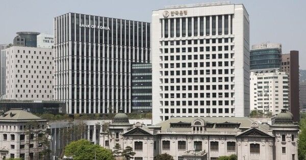 서울 중구에 위치한 한국은행 전경. / 한국은행 제공