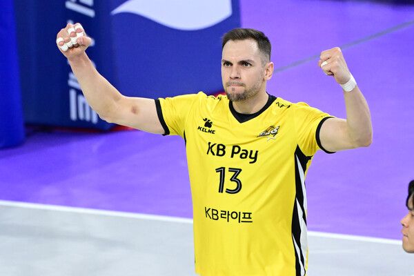 KB손해보험 비예나. /한국배구연맹 제공