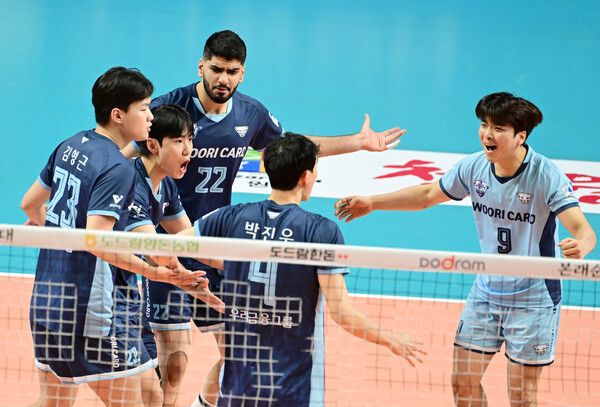 프로배구 V리그 남자부 서울 우리카드 우리WON. /한국배구연맹 제공
