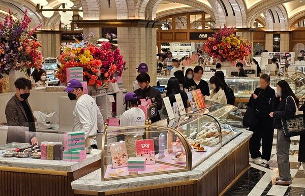 신세계백화점 스위트파크에서 열린&nbsp;'DESSERT CU' 팝업 / BGF리테일 제공