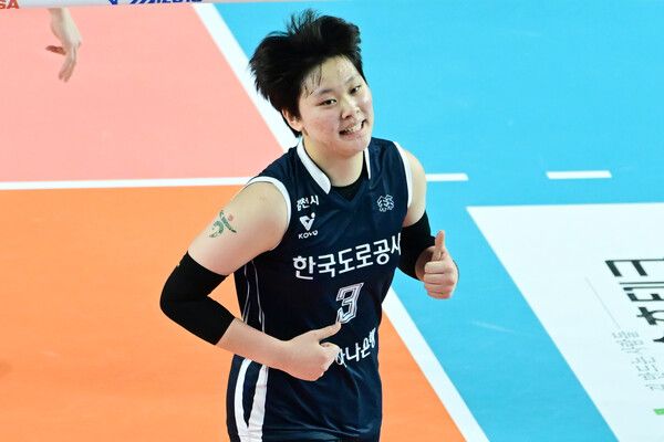 프로배구 V리그 여자부 한국도로공사 김다은. /한국배구연맹 제공