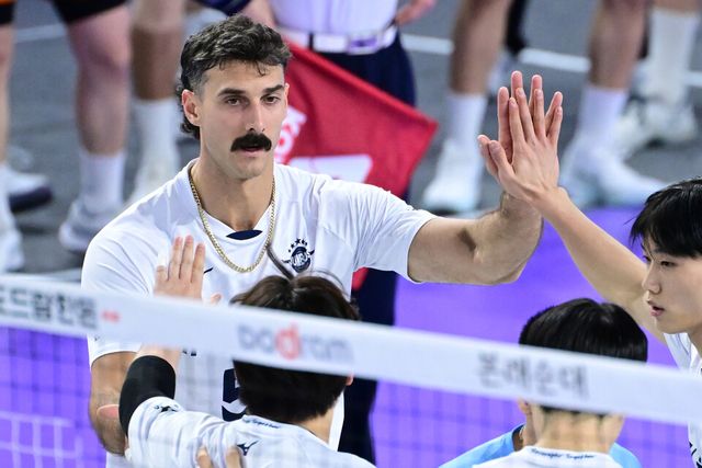 프로배구 V리그 남자부 대한항공의 새로운 외국인 카일 러셀. /KOVO 제공