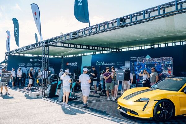 한국타이어 일렉트리파이 엑스포 부스./한국타이어앤테크놀로지