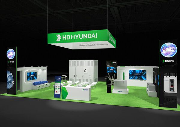 HD현대일렉트릭 '디스트리뷰테크 2025‘ 부스 조감도./HD현대