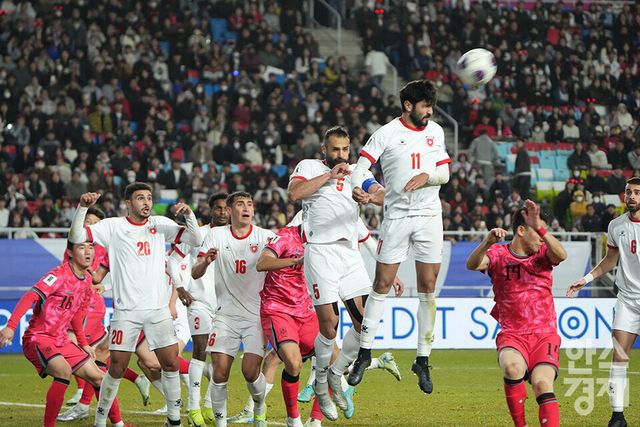 25일 오후 경기도 수원월드컵경기장에서 2026 북중미 월드컵 아시아 3차 예선 B조 8차전 대한민국 대 요르단과의 경기가 열리고 있다. /수원=최대성 기자 dpdaesung@sporbiz.co.kr 2025.03.25.