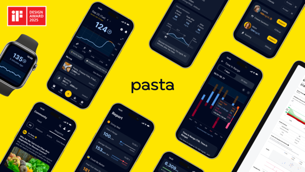 카카오헬스케어의 AI 기반 모바일 혈당관리 솔루션 ‘파스타(PASTA)’가 ‘iF 디자인 어워드 2025’ 커뮤니케이션 부문에서 본상을 수상했다./카카오헬스케어