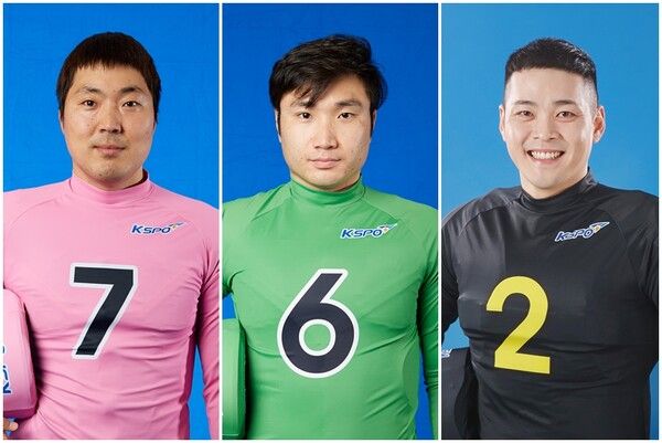 왼쪽부터 고종인(14기·A1·수성), 정동호(20기·A1·수성), 송종훈(24기·A2·수성). /국민체육진흥공단 제공