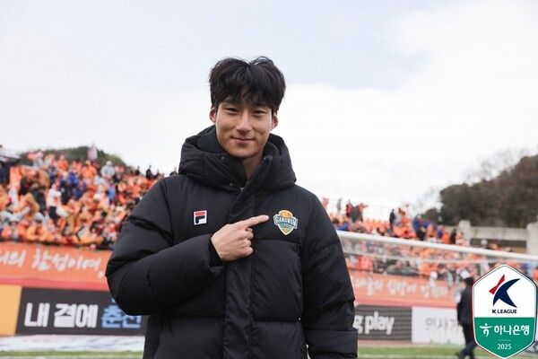 강원FC 최병찬. /한국프로축구연맹 제공