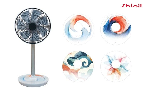 한국 전통문양을 적용한 신일 ‘프리미엄 BLDC 선풍기’./신일전자