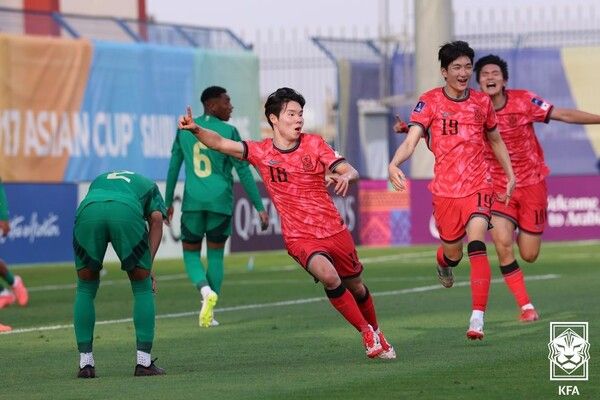 17세 이하(U-17) 축구 대표팀의 오하람. /대한축구협회 제공