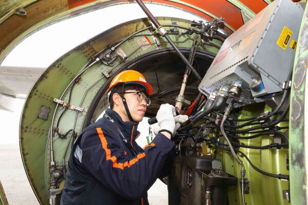 제주항공이 1분기에 항공기 정비 문제로 인한 운항 지연 비율이 전년 동기 대비 1.33% 낮아졌다./ 제주항공