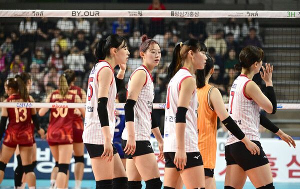 한국 올스타. /한국배구연맹 제공