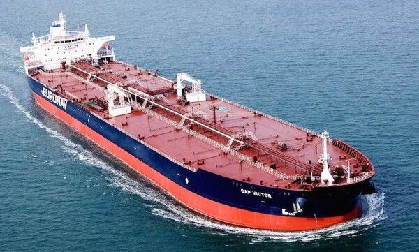 벨기에 CMB.테크가 지난해 말 자회사에 매각한 유조선 'Cap Victor'호./스플래시 247 