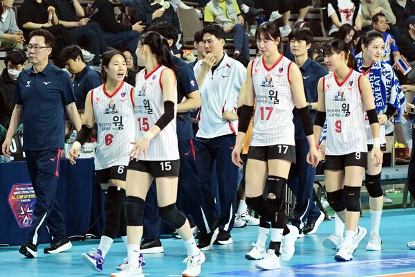 한국-태국 올스타 슈퍼매치 나선 한국 올스타. /한국배구연맹 제공