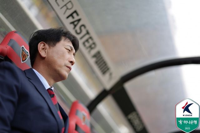 프로축구 K리그1(1부) 포항 스틸러스의 사령탑 박태하 감독. /한국프로축구연맹 제공