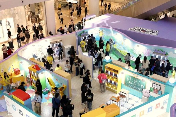 잠실 롯데월드몰 '메타몽의 타임캡슐' 팝업스토어 / 롯데백화점 제공