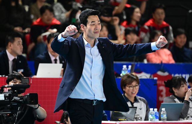 프로배구 V리그 여자부 정관장의 사령탑 고희진 감독. /한국배구연맹 제공