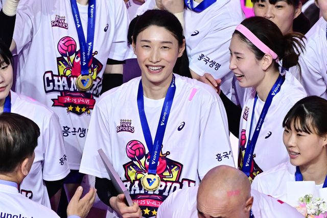 ‘배구 여제’ 김연경이 선수 생활의 마지막을 우승으로 화려하게 장식했다. /한국배구연맹 제공