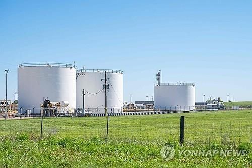 텍사스 요크타운의 유류 저장고 / 연합뉴스