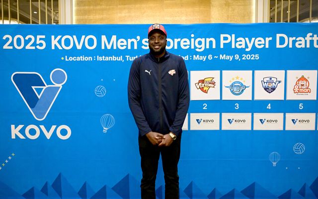 쉐론 베논 에반스가 한국전력으로부터 지명을 받았다. /한국배구연맹 제공