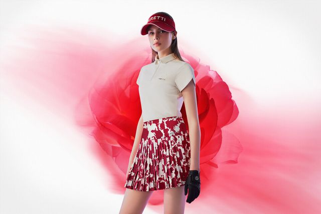 골프웨어 브랜드 피레티가 로즈데이인 14일에 맞춰 '튜더로즈 캡슐 컬렉션'을 선보였다. /피레티 제공