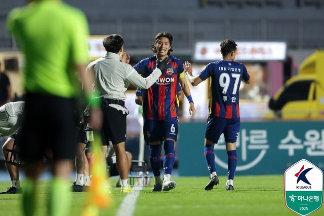 수원FC에 선제골을 안긴 최규백. /한국프로축구연맹 제공