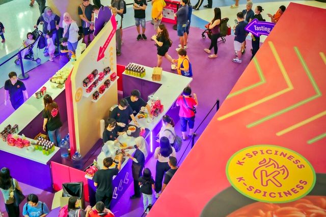 '맵' 말레이시아 팝업스토어./삼양식품 제공.