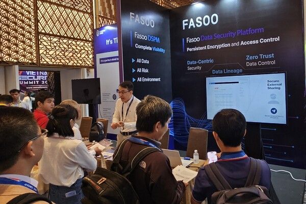 베트남 시큐리티 서밋 2025 파수 부스 사진./파수