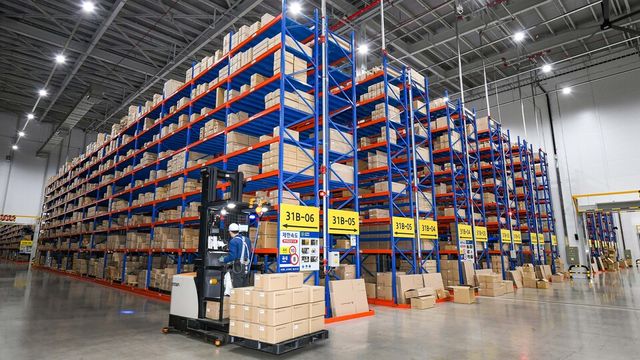 영남 물류센터 내부 모습./현대모비스&nbsp;