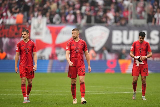 뮌헨은 3일(한국 시각) 독일 라이프치히 레드불 아레나서 열린 2024-2025시즌 분데스리가 32라운드 RB 라이프치히 원정 경기서 3-3 무승부를 거뒀다. /연합뉴스