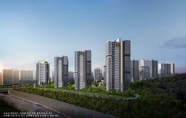 동탄 꿈의숲 자연앤데시앙 투시도./ 태영건설